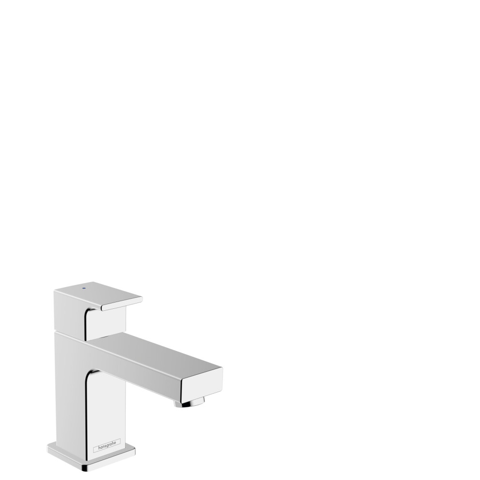 Hansgrohe Vernis Shape Pillar Tap 70 For Cold Water Without Waste Set, Chrome, 71592000