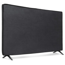 kwmobile Dust Cover for 55" TV - Fabric Case TV Protector for Indoor Flat Screen TVs - Black