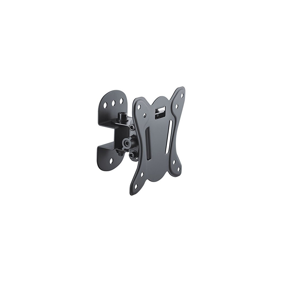 Puremounts Tv Bracket Swivel Vesa 100 Wall Distance 75 Mm Maximum Load 25.0 Kg Tilts 3?/-12? Swivel 25?/-25? Black 4251364706183