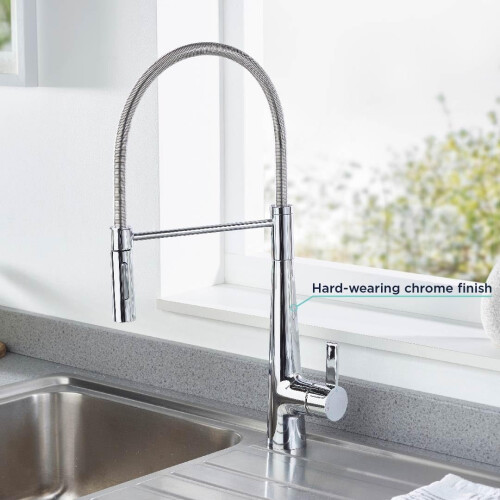 Bristan Bristan Sabre Pull Out Kitchen Mixer Tap 1