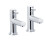 Bristan Bristan Essentials Mios Bathroom Taps, 1/2 Inch Basin Taps 1