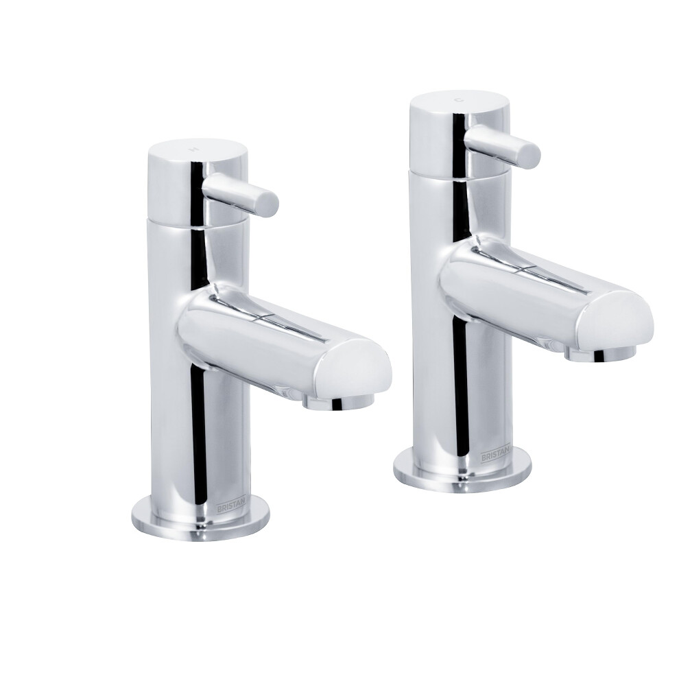 Bristan Essentials Mios Bathroom Taps, 1/2 Inch Basin Taps