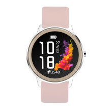 Sekonda Flex Womens Smart Watch with Heart Rate and Sleep Monitor, Daily Activity, Sports, Music, Weather and Message Functions, with Silicone Strap,