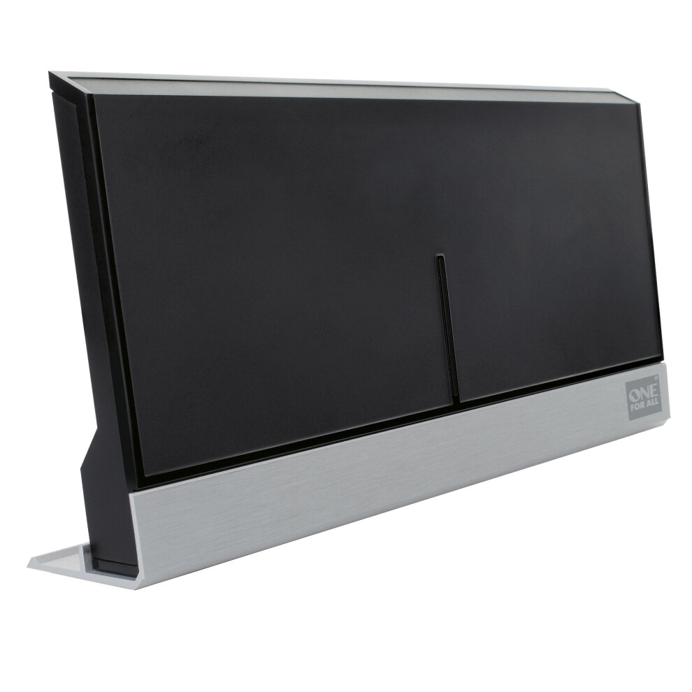 One For All Amplified Indoor Digital Tv Aerial - 5G Filter- Ready To Receive Freeview And Analogue Tv Signals Within A Range Of 15 Miles - Full Hd 5053973983585