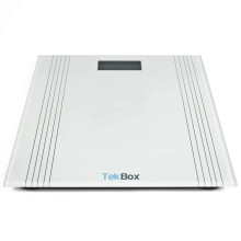 Tekbox Digital Electronic Bathroom Scales - Glass 180kg Weighing Scale Measures in Stones/KG/Lbs