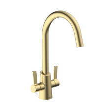 Bristan Acorn Easyfit Kitchen Sink Mixer Brushed Brass Tap