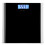 EXZACT Bathroom Scale Digital, Electronic Body Scale - Max.150kg - Switch between kgs/stones/lbs - High Precision, Backlight LCD Display (Black) 1