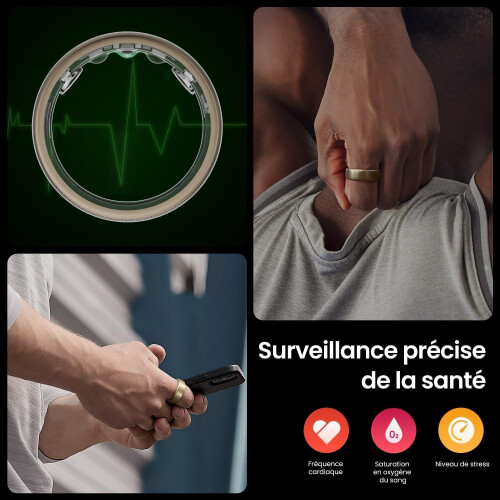 Amazfit Slimme Ring - AMAZFIT - Helio Ring - Maat 12 - Slaaptracking - Hartslagmonitoring - Emotietracking 1