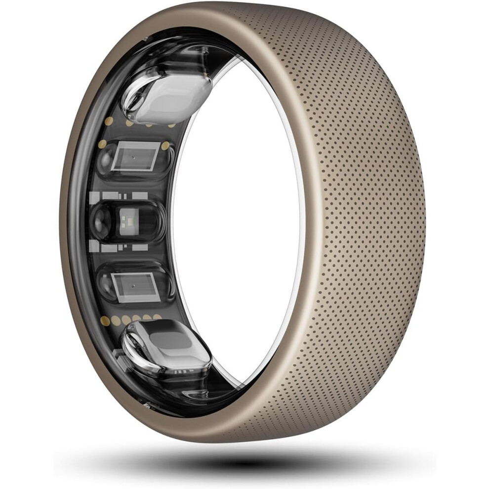 Amazfit Helio Ring Size 8, Smart Ring with Sleep Monitor, Heart Rate Monitor, 10 ATM Water Resistance - 3.75 g Ultralight Fitness Tracker with up to 4