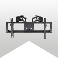unho Corner TV Bracket Tilt and Swivel TV Wall Bracket Articulating Arm Full Motion TV Mount for 32-65 inch LCD LED Plasma Flat Screens Weight Load up