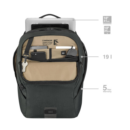Wenger Wenger MX ECO Light 16 Laptop-Rucksack grau 2