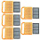 10-Piece Air Filter Set for Ts410 Ts420 420 Concrete Cutting 3