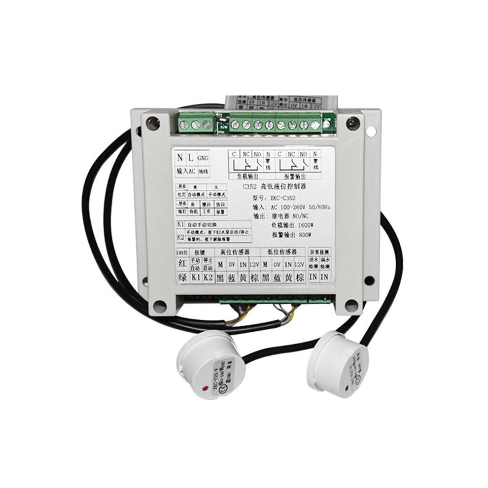 Liquid Level Intelligent Controller With 2 Non-Contact Sensor Module 4853896811313