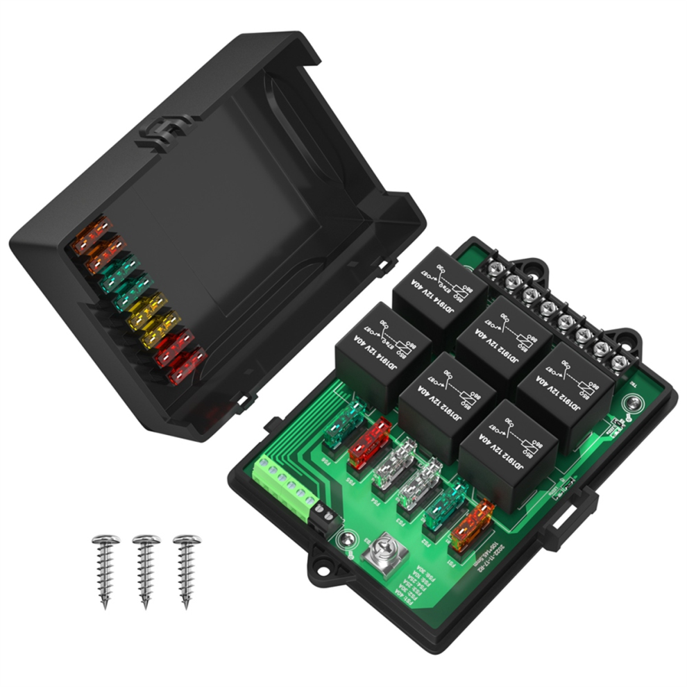 Nouveau RB-R6F6-3 Car Relay Box Modified Socket Car Junction Box