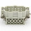 Rectangular Heavy Duty Connectors HDC HE 10 Core Pin 16A,HDC-HE-010 6