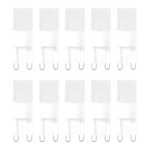 10x G9 Λάμπα LED υψηλής ισχύος 1W Θερμό Λευκό 3500 K