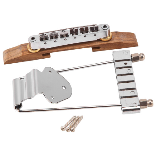 Justerbar tailpiece til elektrisk guitarbro i palisander 1