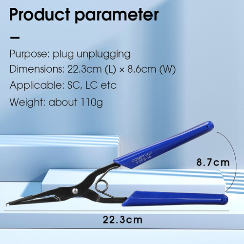 New VCFS-18 SC/LC Fiber Optic Connector Plug and Clamp Pull Tool 1