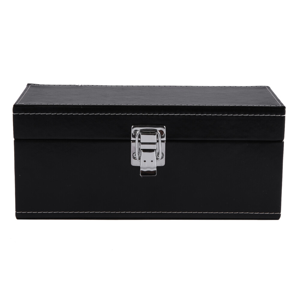 Coffret de rangement pour pièces de monnaie Bijoux PU Compound Plywood Style Bundle Coins