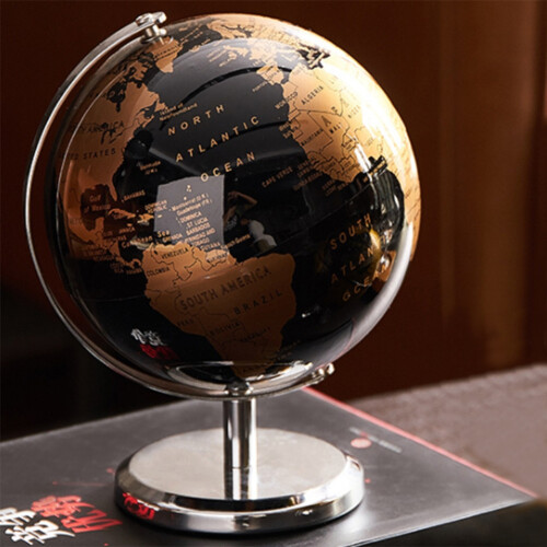 World Globe Constellation Map Globe for Home Table Decoration (Black) 1