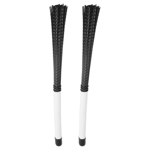2Pcs Telescoping Drum Brushes Nylon Sticks for Jazz Stick Drum 2