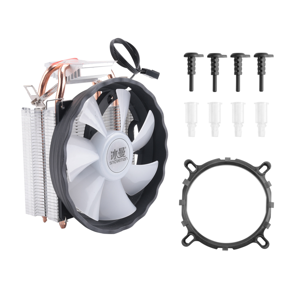 X200 Cpu Cooler 2 Heat Pipes 120Mm Silent Fan 4Pin Pwm 4852209344708