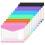 12 Packs Binder Pocket 11 Holes Expandable Binder Folders for 2/3/4  Binder Plastic Envelope File Document Pouch 1
