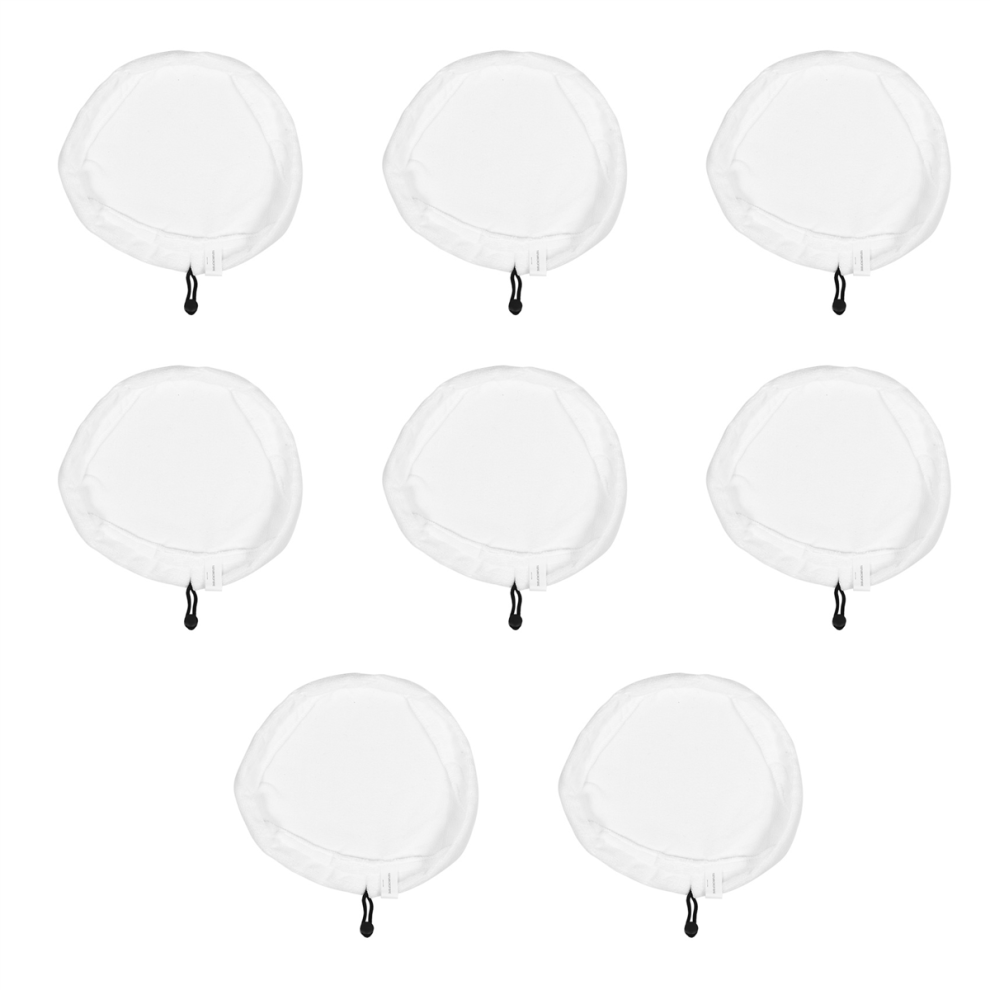 8Pcs Microfibre Cloth Cleaning Pad for Steam Cleaner Floor Mop
