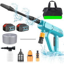 Cordless High Pressure Washer Gun Water  Auto Jet Wash Cleaner+Battery