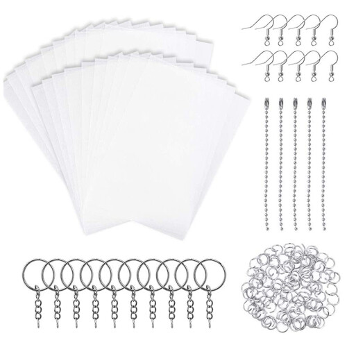 Krymppapper för konstverk Krympslang Plastkit DIY 2