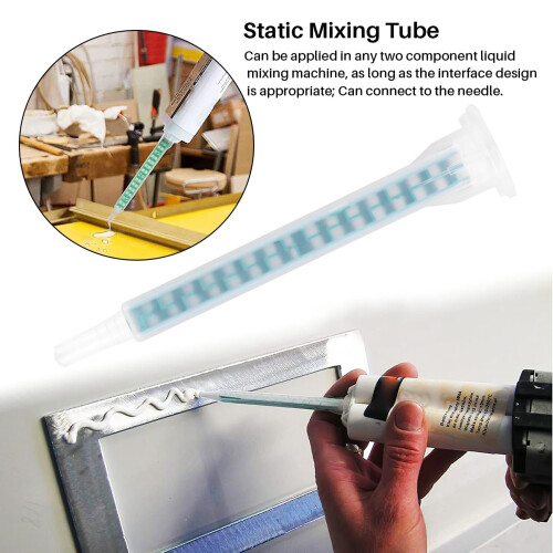50 x Static Mixing Tube Mixing nozzle Σύριγγα 83mm 1