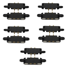 5 Paar Pogo-Pin-Stecker m?nnlich weiblich zum Aufladen der Power Bank im Auto