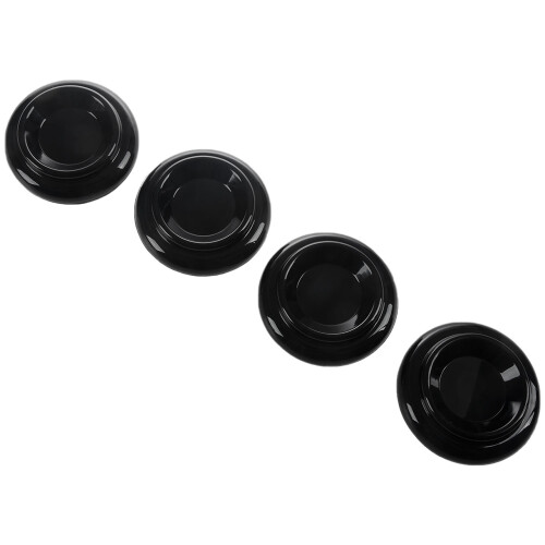 Piano Caster Cups 4Pcs Palstic Leg Cups Σετ μαξιλαριών ποδιών (Μαύρο) 1