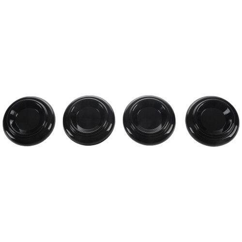 Piano Caster Cups 4Pcs Palstic Leg Cups Σετ μαξιλαριών ποδιών (Μαύρο) 2