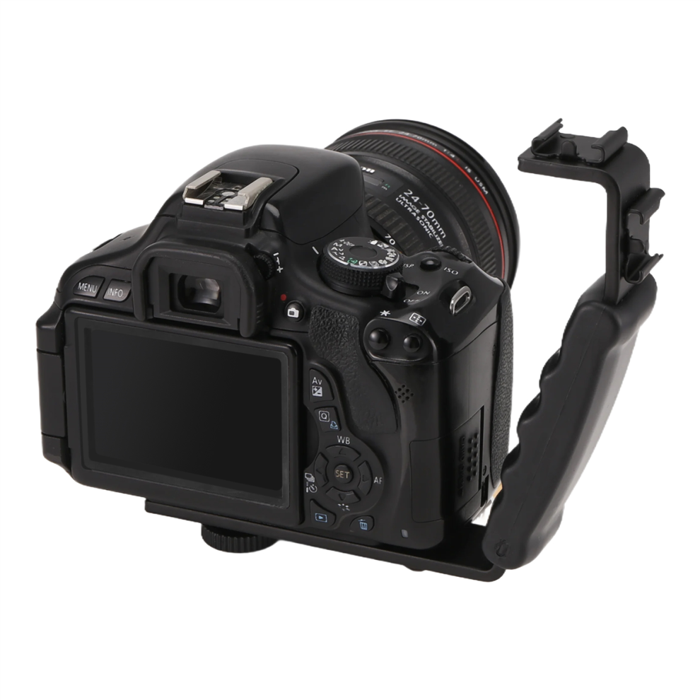 Video Camera Grip Handle L Handle With 2 Standard Side Hot holder