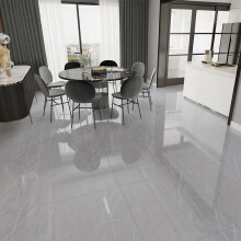 12Pcs Grey Marble Texture Floor Tiles Self Adhesive Vinyl Flooring