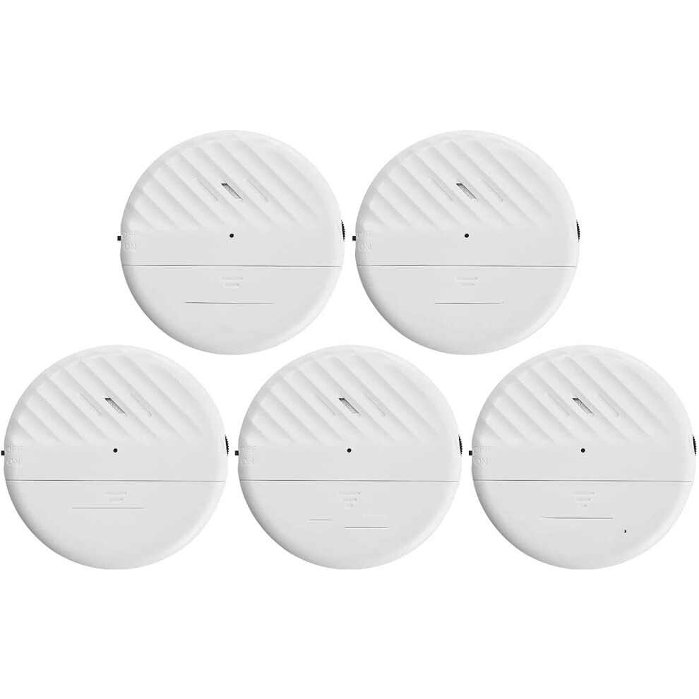 Window Alarm 5 Pack, 125DB Loud Glass Break Sensors, Detects Glassbreak & Vibration