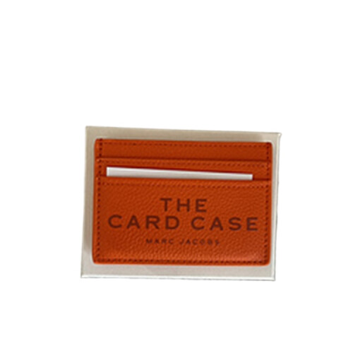 (red) Genuine leather wallet clip
