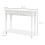 Homcom HOMCOM Wooden Console Table with Storage Shelf Two Drawers for Entryway White 3