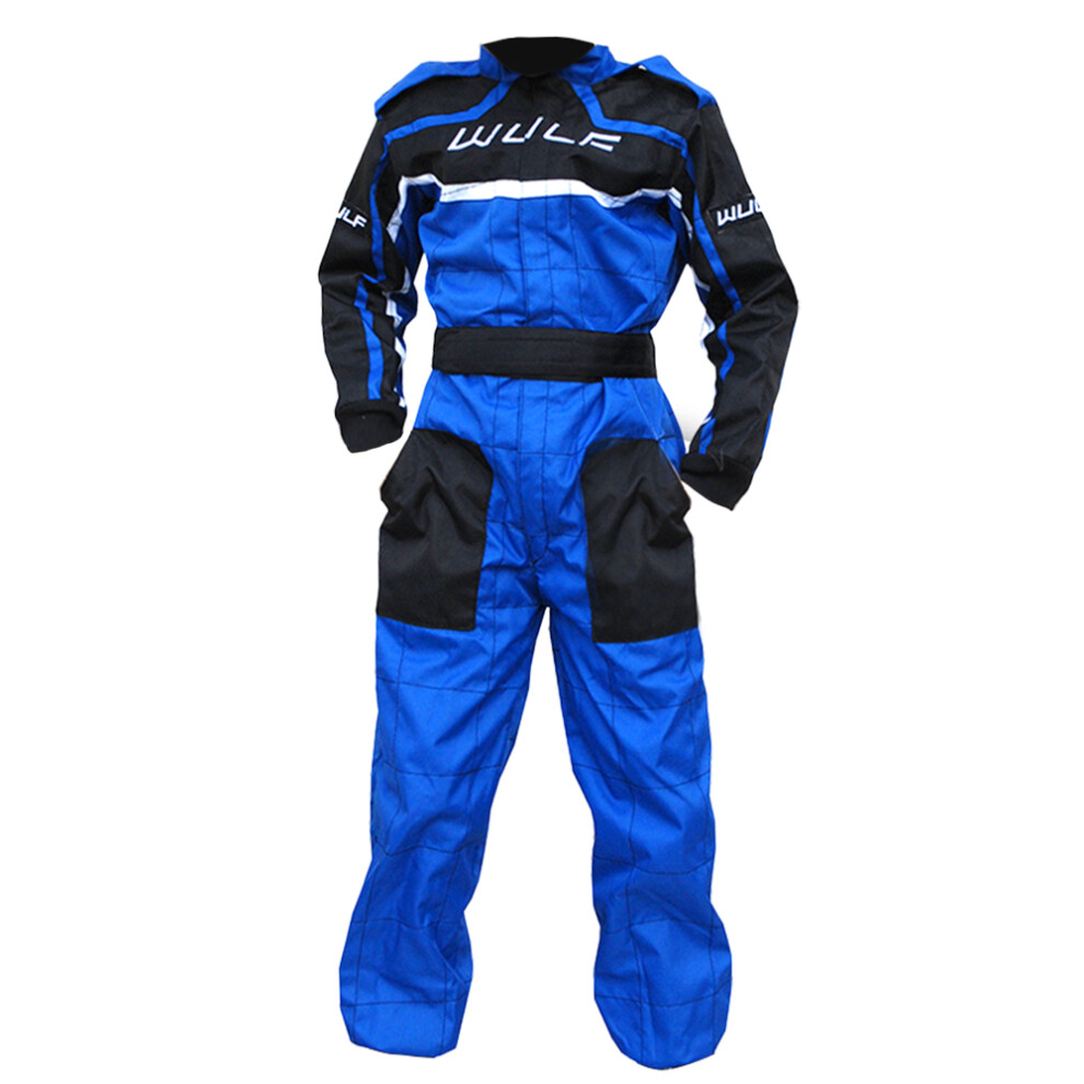 (, M) Wulfsport Cub Kids Motocross Motorbike Kart Race Suit Blue 5059490108227