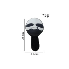 (Black) Sprunki Plush Toys Game Sprunki Incredibox Plushie Doll Figures Cartoon Stuffed Animals Ornament Pillow Christmas Birthday Gift