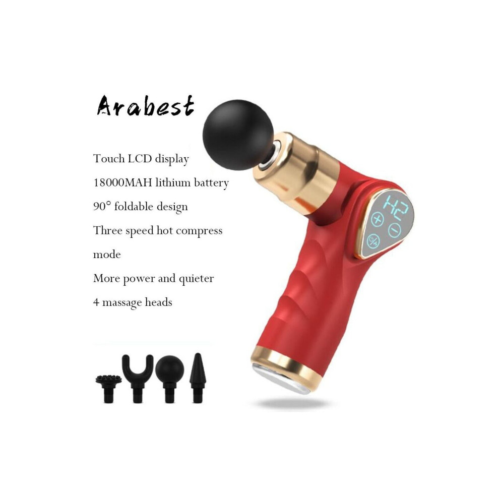 Arabest Mini Compress Folding Fascia Gun Muscle Relaxer and Household Massager | Helps improve circulation and promotes muscle recovery