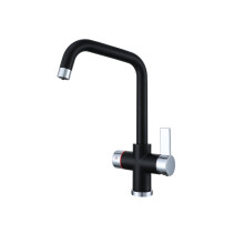 Clever Alpina Digital 4-in-1 Instant Boiling Kitchen Tap - Fresh Filtered Boiling and Cold Water - Black/Chrome - 922222UK