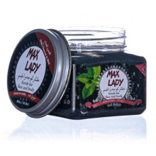 Max Lady Charcoal & Mint Scrub for Face and Body 300mL | Exfoliating Scrub, Deep Cleanse, Pore Detox, Skin Refreshing, Smooth & Radiant Skin
