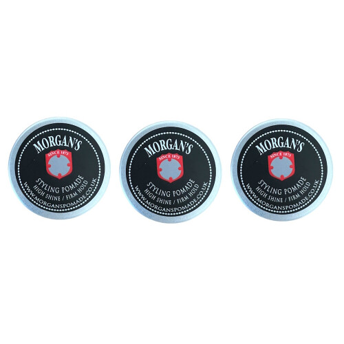 Pomada Morgan's High Shine/Firm Hold 15ml (Pack de 3)