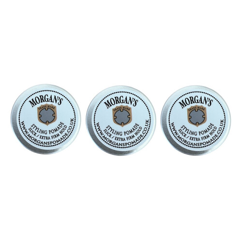 Morgan's Slick Extra fester Halt Pomade 15ml (3er Pack)