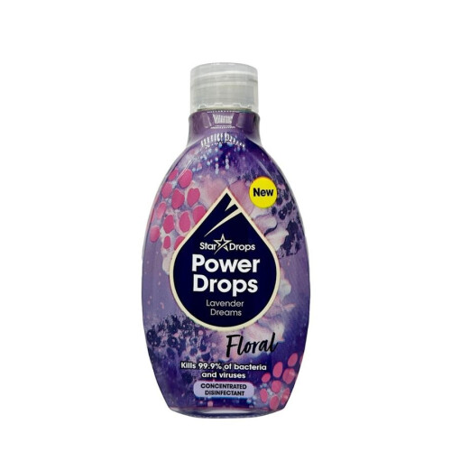 Stardrops Power Drops Συμπυκνωμένο απολυμαντικό 250ml - Floral