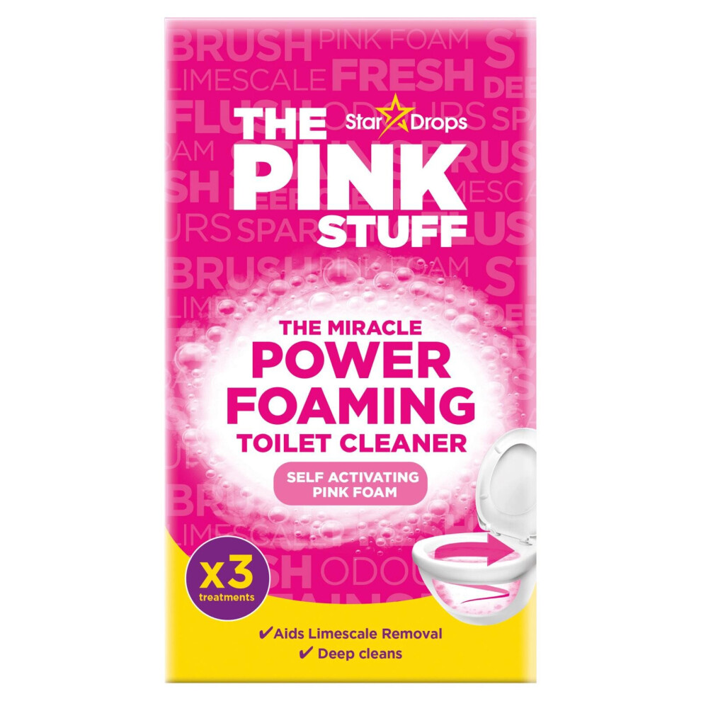 The Pink Stuff Miracle Foaming Toilet Cleaner 3-Pack
