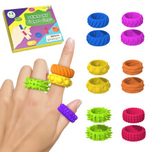 12 Pack Fidget Ring Sensory Finger Toys for Kids Adults