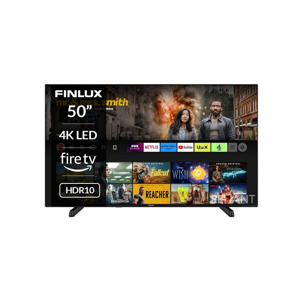 Finlux 50Mu24f 50 Inch 4K Led Ultra Hd Hdr Smart Fire Tv 123456978997